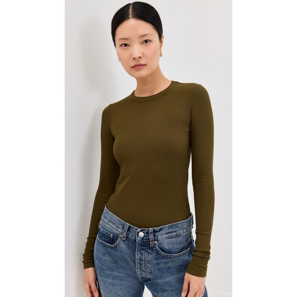 Pistola Denim Bailey Tee in Green - Picture 1 of 2